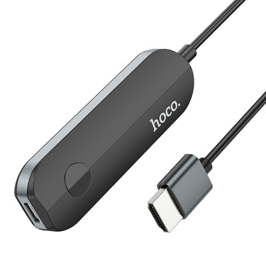 Hoco UA23 Wireless 4K HDMI Display Receiver Screen Mirror Adapter For iPhone - Black